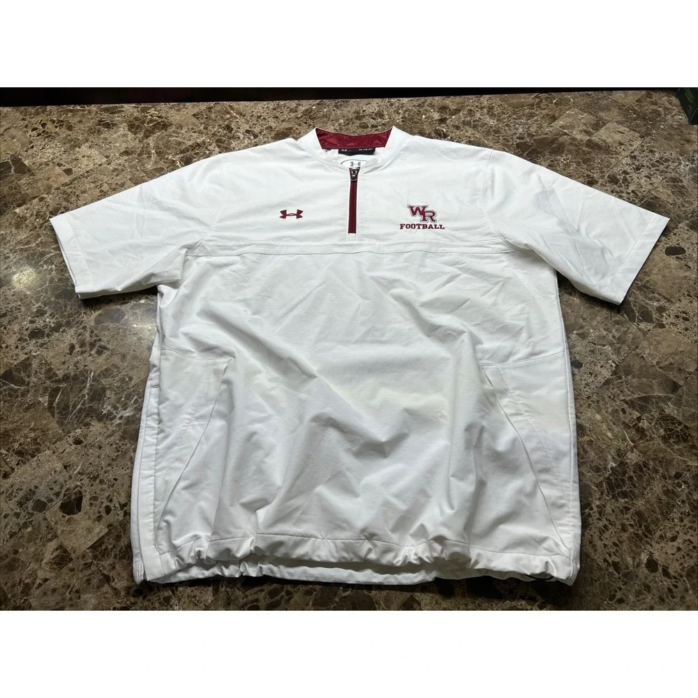 Under Armour men's Football Pullover XL Wide Receiver  White Sideline